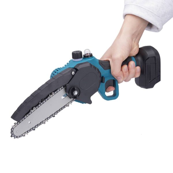 18V 6 Inch 3500W Electric Chainsaw Oil Automatic Lubricating No Battery Rechargeable Woodworking Tool for 18V Battery