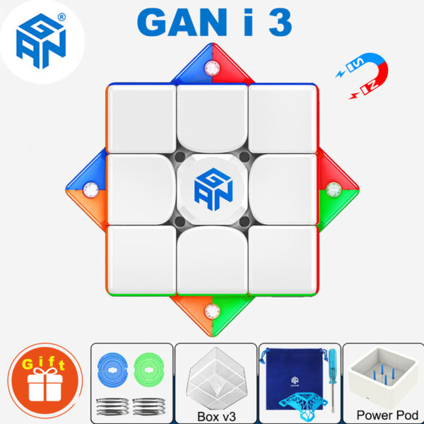 GAN i3 Carry Smart Magic Cube Magnetic 3×3 Professional Bluetooth Robot Speed Puzzle 3x3 3x3x3 Rubick Children's Toy Cubo Rubix