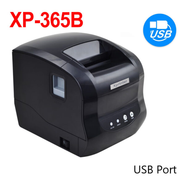 Xprinter 80mm Thermal Label Printer 20mm-80mm Barcode Sticker Printer Bluetooth Printer 365B 370B 330B LAN Bluetooth USB